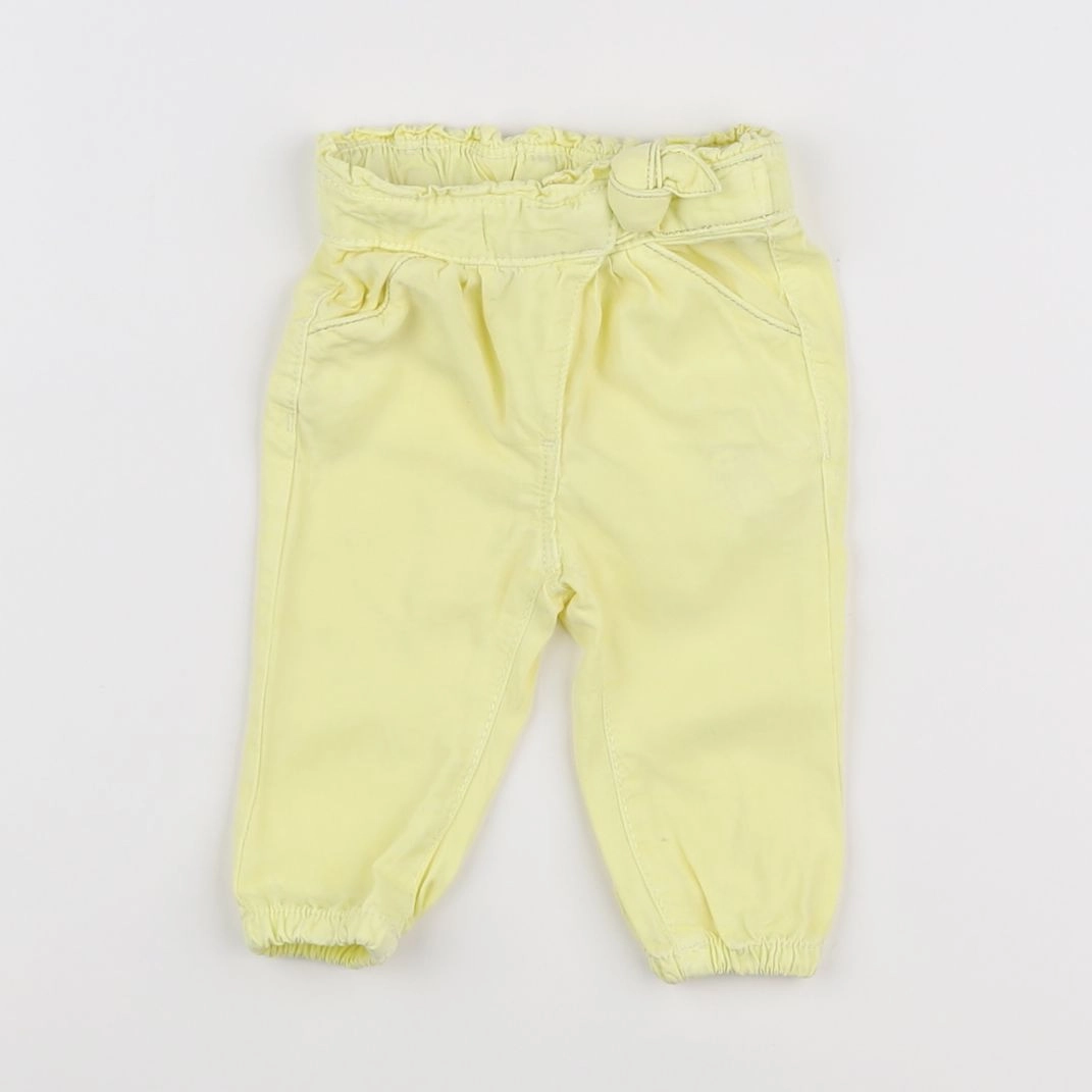 Tape à l'oeil - pantalon jaune - 3 mois